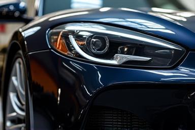 セラミックコーティング施工後の車の輝き
